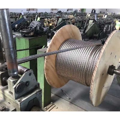 سعر جيد DIN/RR-W-401 6x12 7FC سلك من الفولاذ المقاوم للصدأ Ss304 Ss316 كابل غير المقاوم للصدأ 3mm 6mm 8mm 12mm 18mm محتوى Si % 1.0 الانترنت