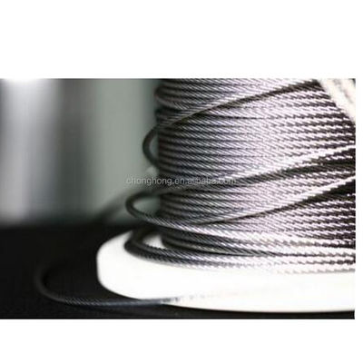 سعر جيد حبل سلكي من الفولاذ المقاوم للصدأ مسبق التشكيل 8 مم 6X24 7FC T/S 1570 ميجا باسكال لمعالجة المياه والمياه العادمة 1000 متر في بكرة خشب رقائقي الانترنت