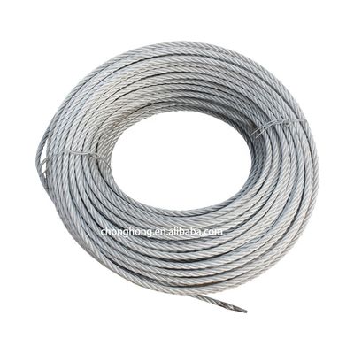سعر جيد كابل عالي الشد قياسي AiSi للحبل السلكي المطلي بكابل الفولاذ المقاوم للصدأ الانترنت