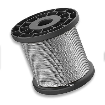 سعر جيد بناء 6x36 6x36 سلك حبل طائرة من الفولاذ المقاوم للصدأ AiSi 1/8 بوصة لمجموعة درابزين الكابلات من الدرجة البحرية القياسية AiSi الانترنت