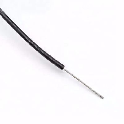 سعر جيد 1*7/7*7/1*19/7*19 حبل سلكي فولاذي مغطى بـ PVC/PU لهياكل معدات اللياقة البدنية وكابلات معدات الصالة الرياضية الانترنت