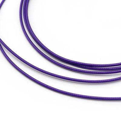 سعر جيد سلك حبل من الفولاذ المقاوم للصدأ 316، بناء 7x7 7x19 7/64 مغلف بمادة PVC لمواد البناء الانترنت