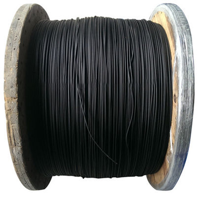 سعر جيد 1000 قدم/بكرة حبال كابل فولاذية 7x19، كابل طائرات مجلفن مطلي بمسحوق أسود مقاس 1/8 بوصة للأداء السينمائي والمسرحي الانترنت