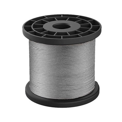 سعر جيد 1x7 / 1x19 / 1x37 الحبال الأسلاك 304 316 الحبال الكابلات الفولاذ المقاوم للصدأ للصعود الانترنت