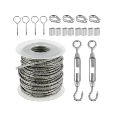 سعر جيد خدمة المعالجة الكابلات الصلبية عالية الجاذبية الأخرى الحبل السلكي المصقول / غير المصقول لجهاز رفع 8X19s FC 9X19s FC الانترنت