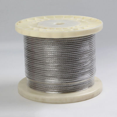 سعر جيد تخصيص 7x7 كابلات فولاذية غير معدنية شبكة غير مرئية حبل الفولاذ المقاوم للصدأ Ss316 الحبل الفولاذي الحبل الأسلاك 1000M الطول الانترنت