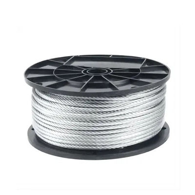 سعر جيد حبل سلكي فولاذي 304 316 درجة غير مجلفن ومجلفن 6X9w Iwrc لحفارات آبار السحب خط الحفر الانترنت