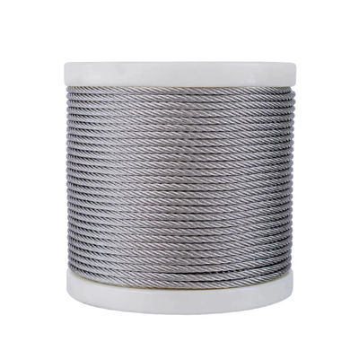 سعر جيد 6X12 7FC/6X24 FC / 6X19 FC / 6X37 FC حبل أسلاك من الفولاذ المقاوم للصدأ لصلابة الرافعة 1570-1960 MPa خدمة المعالجة غيرها الانترنت