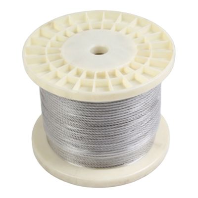 سعر جيد 6*24 أسلاك حبل فولاذي أسلاك 6x24 ss304 ss316 Inox كابل حبل سلكي من الفولاذ المقاوم للصدأ للتطبيقات الشاقة الانترنت