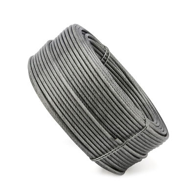 سعر جيد كابل الطائرات المغلف 7X19 كابل الأسلاك الفولاذية عالية القوة مع 304 الفولاذ المقاوم للصدأ قبول OEM الانترنت