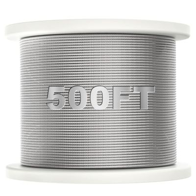 سعر جيد حبل سلكي فولاذي مجلفن بالغمر على الساخن 7X7/7X19 1/8