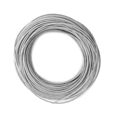 سعر جيد كابل سلكي من الفولاذ المقاوم للصدأ 304/316 7X7 يستخدم في كابل الطائرات المجلفن مع تفاوت ±1% و OEM الانترنت