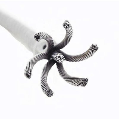 سعر جيد حبل سلكي فولاذي مجلفن بالغمر الساخن 7X19 12 مم غير سبيكي للحفر للتطبيقات والمشاريع الشاقة الانترنت