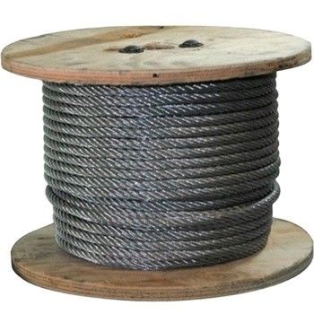 سعر جيد بناء غير سبيكي 7x7 سلك حبل فولاذي 3/64 بوصة لـ MIL-DTL-83420 كابل طائرات مجلفن 1.19 ملم لدى الموزع الانترنت