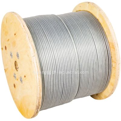 سعر جيد حبل أسلاك الفولاذ المغلف 3.97mm MIL-DTL-83420 7x19 5/32