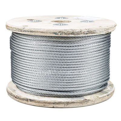 سعر جيد أسلاك كابلات فولاذية للتشكيل على البارد MIL-DTL-83420 3.18 مم لحبال الأسلاك الفولاذية المجلفنة 7x19 1/8