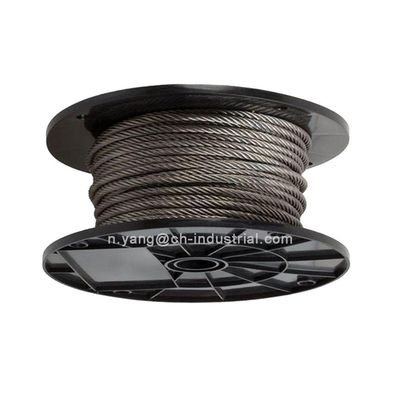 سعر جيد تخصيص كابل الفولاذ غير المغناطيسي A2 A4 كابل غير المقاوم للصدأ 6x7 FC 7x7 AISI316T AISI304 SUS316 SUS304 سلك الفولاذ المقاوم للصدأ الانترنت