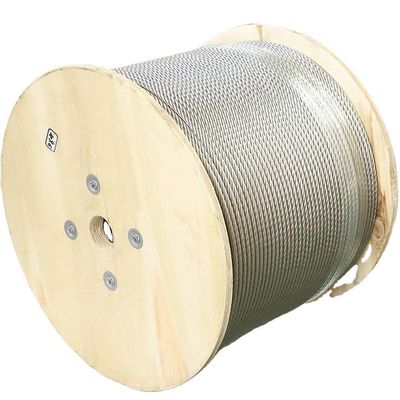 سعر جيد حبل سلكي فولاذي كربوني 6x24 7FC مجلفن JIS 3525 الفئة A الوزن التقريبي كجم/م 0.115 إلى 2.15 الانترنت