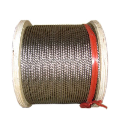 سعر جيد كابلات الفولاذ الحبال السلك الحبل المقاوم للصدأ 6x19 PP النواة الكابلات غير المقاومة للصدأ A2 A4 SUS 304 التسامح ± 1٪ المصدر الملمع الانترنت