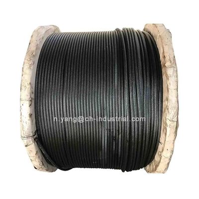 سعر جيد كابل فولاذي مطلي بالمسحوق الأسود ASTM Standard 1/16