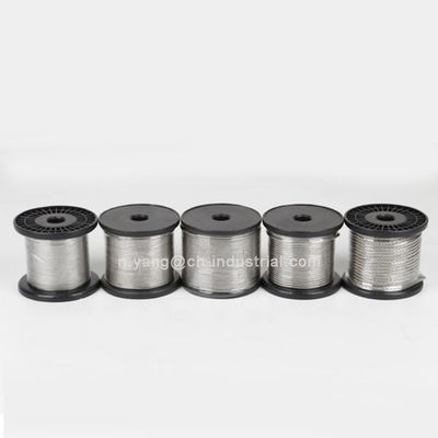 سعر جيد مقاومة عالية للتآكل ومحتوى C 0.08% 7x19 1.8mm سلك الفولاذ المقاوم للصدأ للأسلاك غير المقاومة للصدأ الانترنت