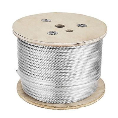 سعر جيد درجة الفولاذ: فولاذ كربوني، 500 متر/بكرة، كابل فولاذي 3/32 بوصة، كابل طائرات 6x7 FC، تفاوتات أخرى، حبل سلكي فولاذي مجلفن الانترنت