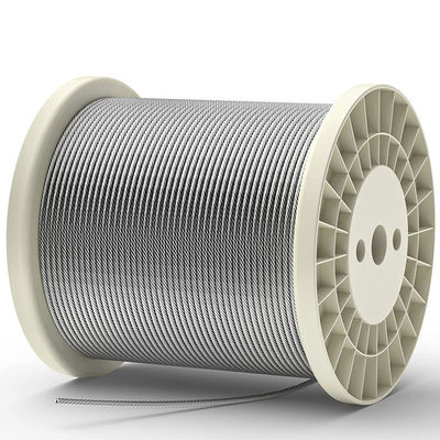 سعر جيد كابل طائرات من الفولاذ المقاوم للصدأ T316 7x7 حبال كابل فولاذية لنظام درابزين التزيين 7*7 قطر حبل سلكي 1/8 بوصة 1/4 بوصة الانترنت