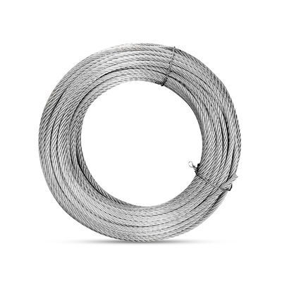 سعر جيد حبل سلكي فولاذي AISI SUS304 للتشكيل على البارد 7X19 قطره لتطبيقات الخدمة الشاقة الانترنت