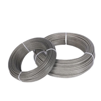 سعر جيد 100ft Coils Steel Wire Rope 7*19 3/32