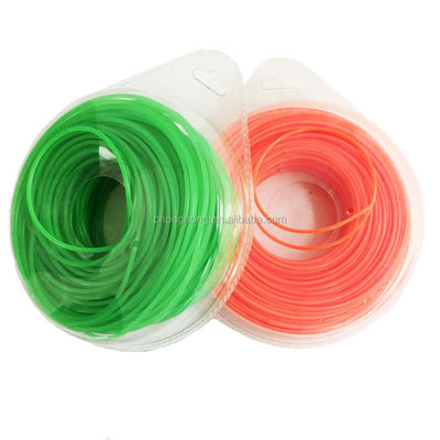 سعر جيد مختلف الألوان 3.0mm مربع / مستديرة / هيكساجون / نجم نايلون حلاقة خط 100٪ مواد نايلون الانترنت