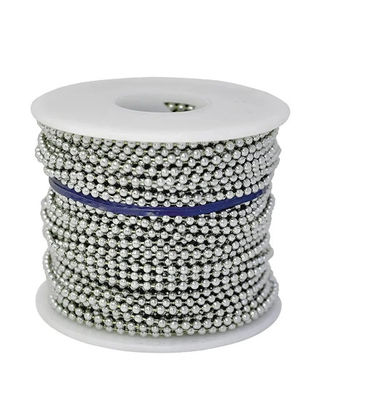 سعر جيد Stainless Steel Metal Ball Chain Necklace Bead Chain Roll الانترنت