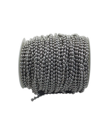 سعر جيد 3.2 ملم الفولاذ المقاوم للصدأ الستائر السلسلة الوزن السلسلة الكرة المعدنية الانترنت