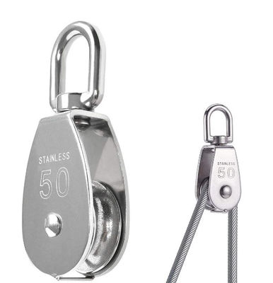 سعر جيد Top Wholesale Stainless Steel Wire Rope / Swivel / Sailboat / Crane / Swivel Single Rope / Marine / Heave Steel Wire / Strap Lifting/Climbing Pulley For Sailing Boat الانترنت