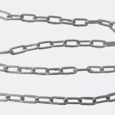 سعر جيد 3mm Wholesale High Quality Q235 Welded Zinc Galvanized Link Chain For Outdoor الانترنت