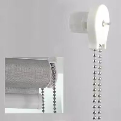 سعر جيد Wholesale Roller Shade Components 4.5*6mm Roller Blind Ball Chain Metal Bead Chain for Blinds الانترنت