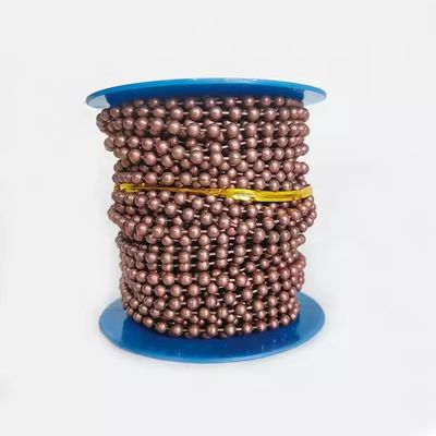 سعر جيد Roller Blind Ball Chain 4.5mm Roller Shade Bead Chain Stainless Steel Ball Chain NO.10 Blind Components الانترنت