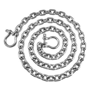 سعر جيد Marine Hardware Accessories Stainless Steel Link Chains DIN766 Anchor Chains الانترنت