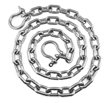 سعر جيد Marine Chains Electric Resistance Welding 316 Stainless Steel Anchor Chain for Boats Heat Resistant الانترنت