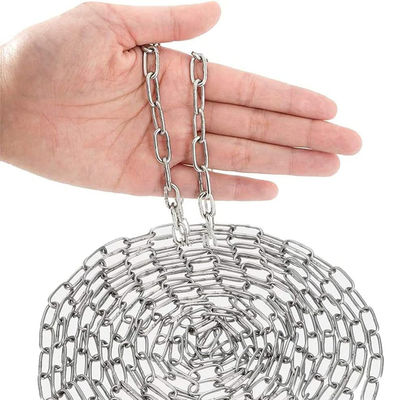 سعر جيد 304 Stainless Steel Chain Metal Chain Link Chain Small Light Duty Chain Utility Chain الانترنت