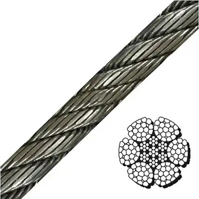 سعر جيد 35*k7 32mm High Strength Galvanized Steel Wire Rope for Oil & Gas Hoist and Crane Applications الانترنت
