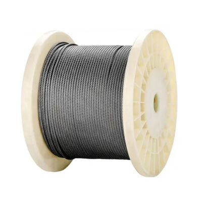 سعر جيد 6X36 5/8 'حبل سلك الفولاذ المغلف للرافعة الانترنت