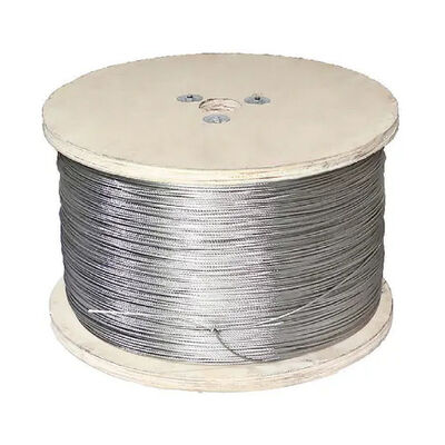 سعر جيد حبل أسلاك من الفولاذ المقاوم للصدأ ذو قوة عالية 7x19 مناسب لبيئات صناعية عالية درجة الحرارة والآكل الانترنت