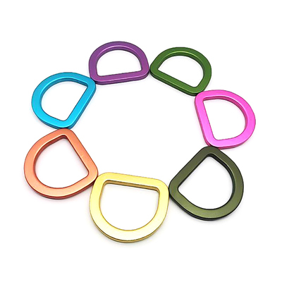 سعر جيد صناعة مباشرة عالية الجودة D-Ring حلقة القفل حقيبة ظهر حزام حقيبة D-Ring حلقة القفل الألومنيوم D حلقة الانترنت