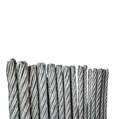 سعر جيد 60 ملم 6x49WS IWRC Hot DIP الحبل الحديدي المصنوع من الأسلاك المسالجة قوة كسر 2740kN الانترنت