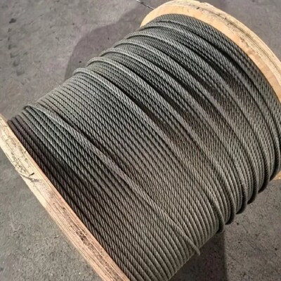 سعر جيد MIL-DTL-83420 7x19 بناء سلك الفولاذ المغلف حبل الطائرات متصل
