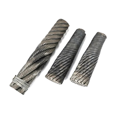 سعر جيد قوة شد قلب فولاذي 6x41WS-IWRC/FC/WSC حبل ونش فولاذي مجلفن لحبل سلكي للمصعد الانترنت