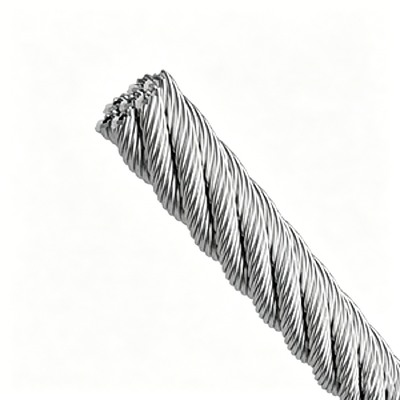 سعر جيد كابل الفولاذ المقاوم للصدأ 3/16 بوصة 500FT 7x19 خيوط سلكي حبل لنظام الكابلات على سطح السفينة الانترنت