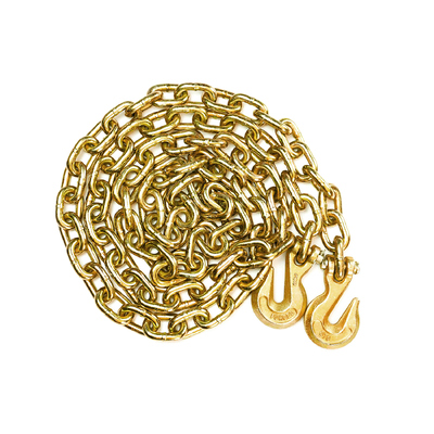 سعر جيد G70 5/16'x20'x4700lbs مع Clevis Grab Hook الدرجة 70 سلسلة ربط مع Clevis Grab Hooks للنقل متصل